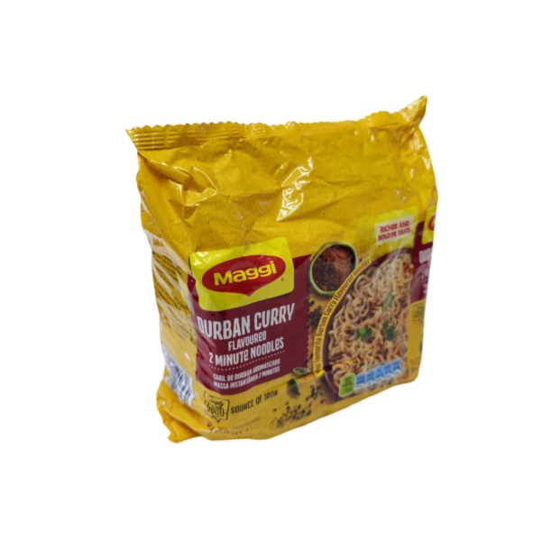 Maggi 2 min noodles 5 pack 5x68g Durban Curry Flavour